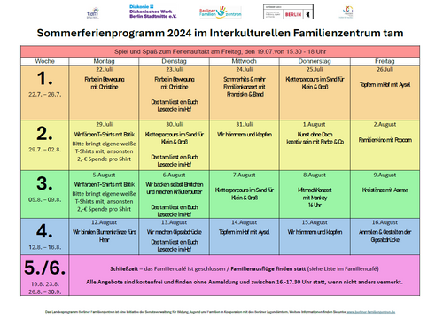 2024 Sommerferienprogramm 